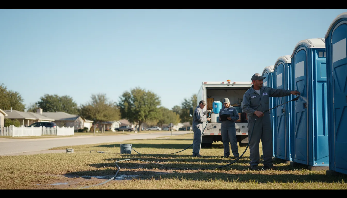 Long-Term Portable Toilet Rental in Fowlerton, TX near me